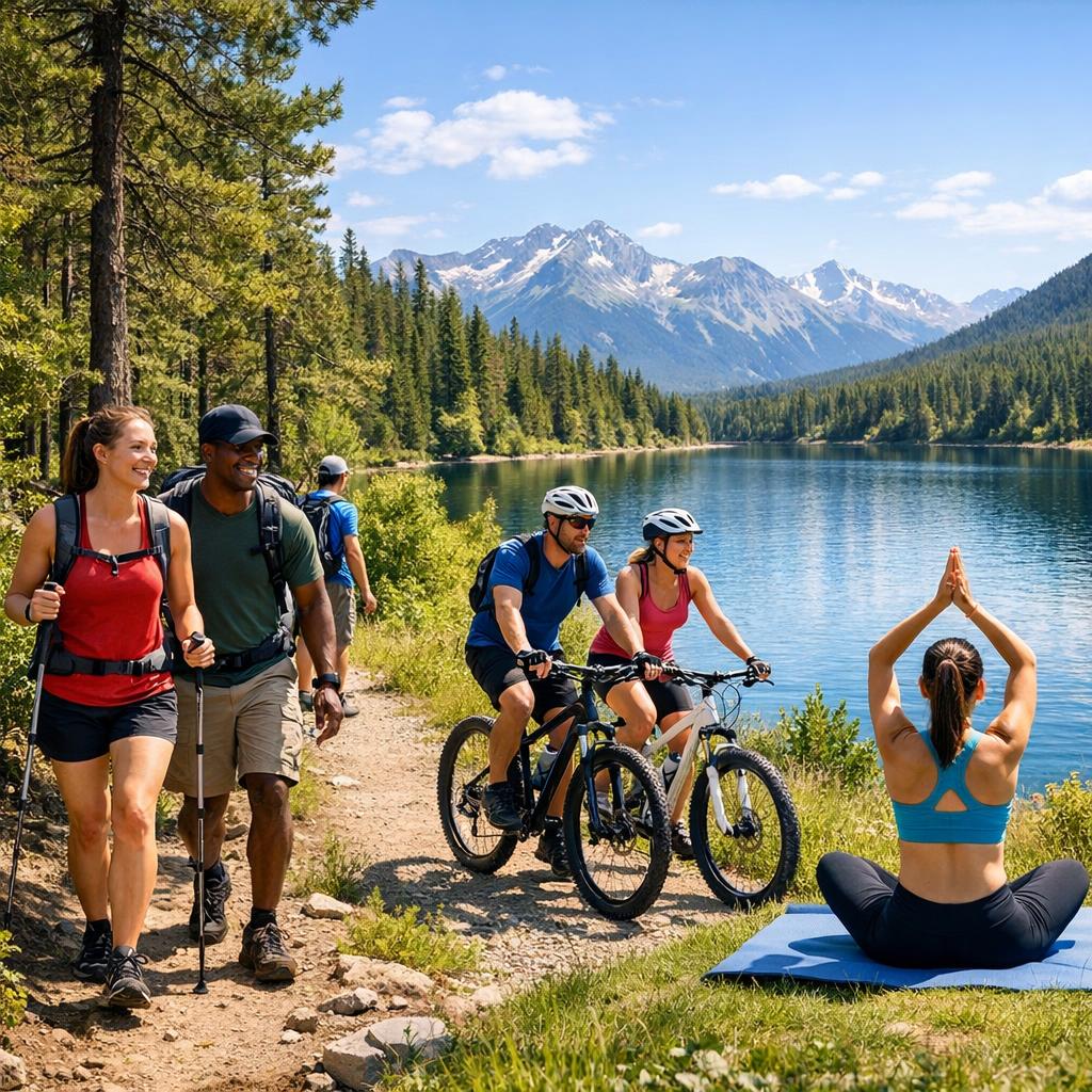 Unterwegs Kalorien verbrennen und dabei die Natur genießen – So wird der Urlaub zum Fitnesserlebnis